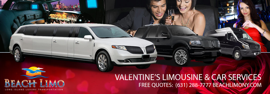 Long Island Valentine Limo Service - Suffolk County Valentine Limo Service